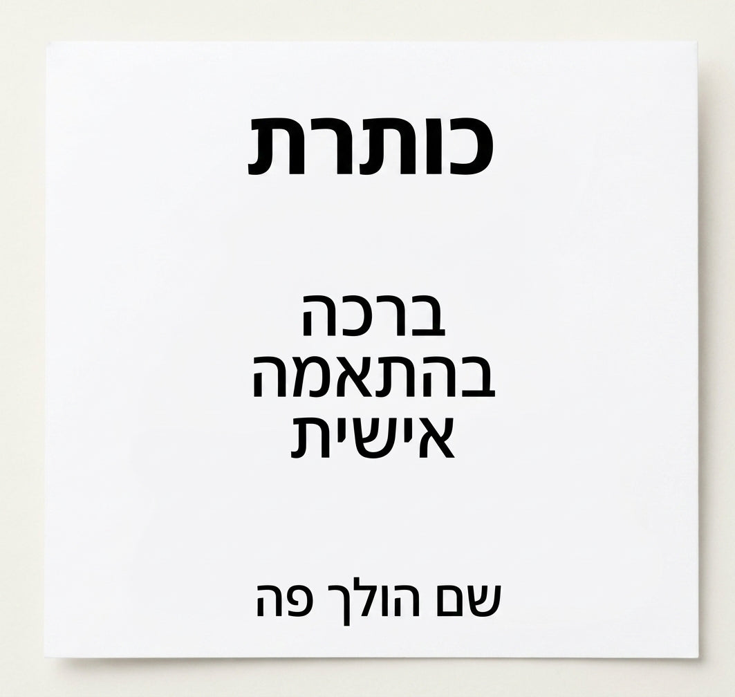 לאישה שלי